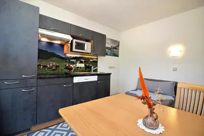 Küche/Küchenzeile in der Unterkunft Apartments Luidold
