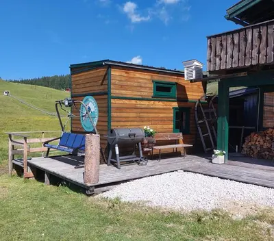 Grundriss der Unterkunft Tinyhouse Postalm