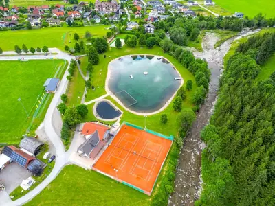 Naturlandschaft in der Nähe des Chalets