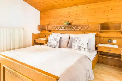 Ein Bett oder Betten in einem Zimmer der Unterkunft Pichlgut