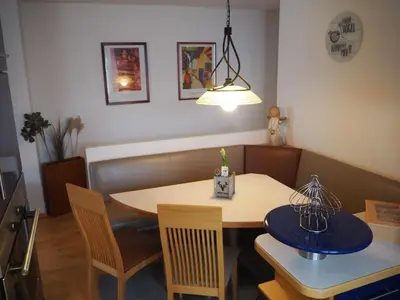 Ein Sitzbereich in der Unterkunft Der grimmige Berg