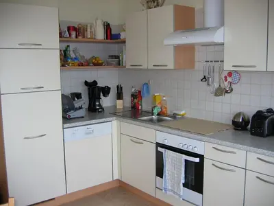 Küche/Küchenzeile in der Unterkunft Ferienwohnung Greim