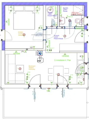 Grundriss der Unterkunft Talhütte App.2
