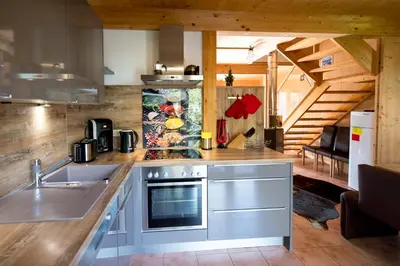 Küche/Küchenzeile in der Unterkunft Luxury Chalet Kreischberg 11a