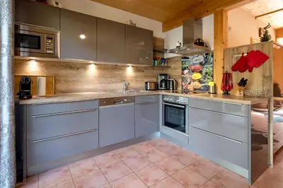 Küche/Küchenzeile in der Unterkunft Luxury Chalet Kreischberg 11a