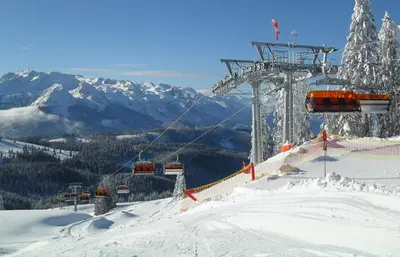 Dachstein view ski apartment im Winter