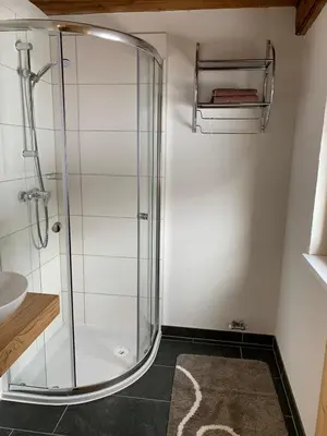 Ein Badezimmer in der Unterkunft Hochkirg Lehen