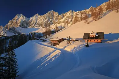 Linharterhof Appartement im Winter