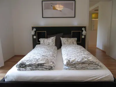 Ein Bett oder Betten in einem Zimmer der Unterkunft gartenhouse