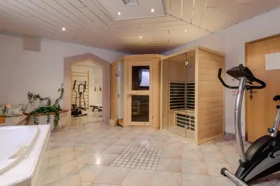 Das Fitnesscenter und/oder die Fitnesseinrichtungen in der Unterkunft Haus Silvia