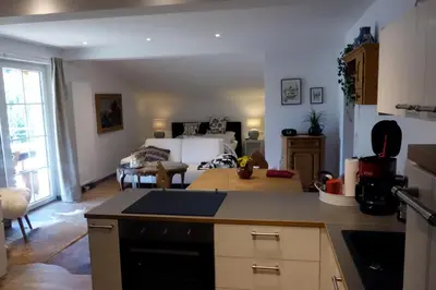 Küche/Küchenzeile in der Unterkunft Haus Fuchs