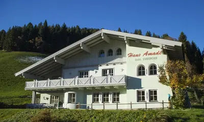 Das Gebäude in dem sich die Ferienwohnung befindet