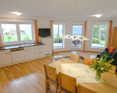 Küche/Küchenzeile in der Unterkunft Haus Wöhrer / Appartement Fischbacher