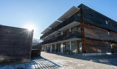 Das Gebäude in dem sich das Hotel befindet