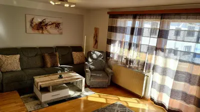 Ein Sitzbereich in der Unterkunft A&Z Apartment Siegl