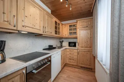 Küche/Küchenzeile in der Unterkunft AUSTRIA APPART - natural Lifestyle Appartements auf der Piste