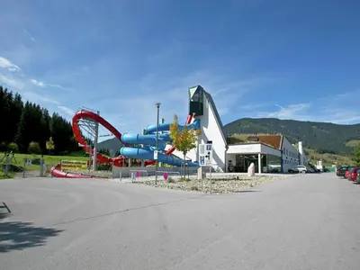 Ein Wasserpark im Ferienhaus oder in der Nähe