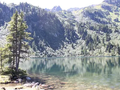 Naturlandschaft in der Nähe des Chalets