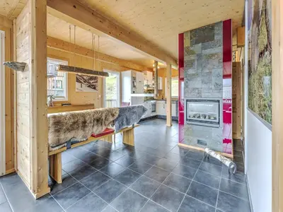 Küche/Küchenzeile in der Unterkunft Chalet in Hohentauern am Skilift