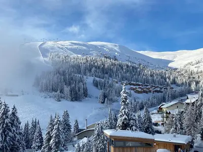 Naturlandschaft in der Nähe des Chalets