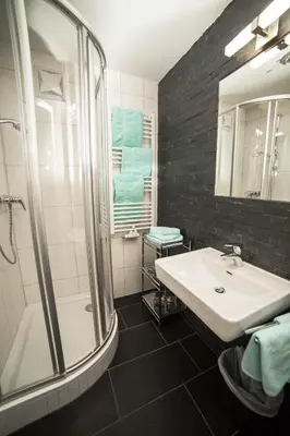 Ein Badezimmer in der Unterkunft Apartments Reiterbäck