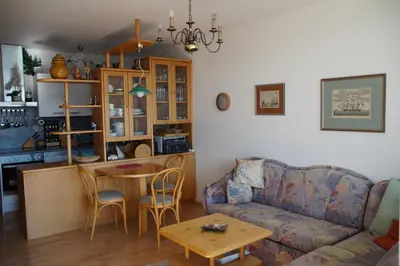 Küche/Küchenzeile in der Unterkunft Apartment im Hocheck