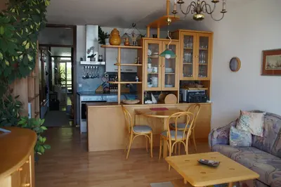 Küche/Küchenzeile in der Unterkunft Apartment im Hocheck
