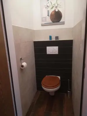 Ein Badezimmer in der Unterkunft Ferienhof Unterführholzergut