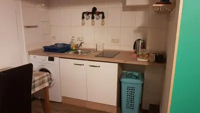 Küche/Küchenzeile in der Unterkunft Apartment Holiday Lungötz