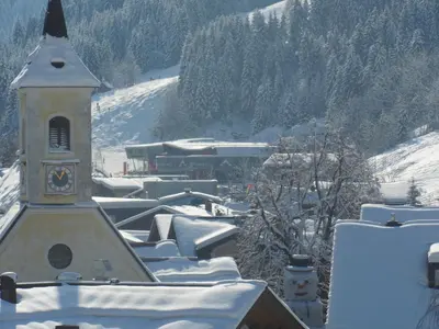 Haus Schönleiten im Winter