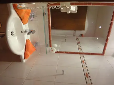 Ein Badezimmer in der Unterkunft Appartementhaus Maria