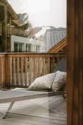 Ein Balkon oder eine Terrasse in der Unterkunft Chalet Village by Apart4you