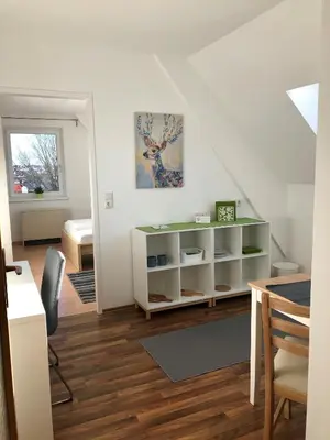 Ein Sitzbereich in der Unterkunft Forsthof Next Door