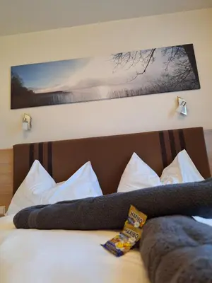 Ein Bett oder Betten in einem Zimmer der Unterkunft Die Schladmingerin