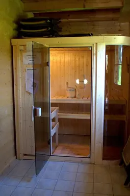 Ein Badezimmer in der Unterkunft Thomahofhuette