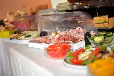Essen in der Pension oder in der Nähe