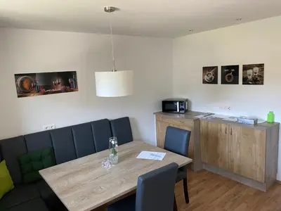 Küche/Küchenzeile in der Unterkunft Appartement Bär