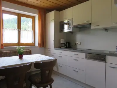 Küche/Küchenzeile in der Unterkunft Haus Buchsteiner