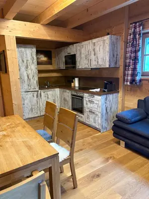 Küche/Küchenzeile in der Unterkunft Apartment Fuchsbau