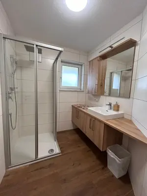 Ein Badezimmer in der Unterkunft Gasthof Steinbichler