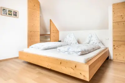 Ein Bett oder Betten in einem Zimmer der Unterkunft Brandstättergut