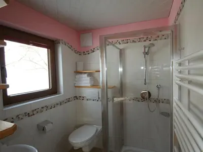 Ein Badezimmer in der Unterkunft Biobauernhof Nussbaumer