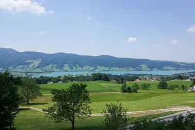 Naturlandschaft in der Nähe des Bauernhofs
