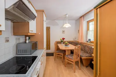 Küche/Küchenzeile in der Unterkunft Landhaus Bergzeit