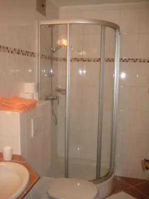 Ein Badezimmer in der Unterkunft Feichtlehnerhof