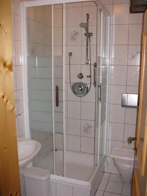 Ein Badezimmer in der Unterkunft Haus Pfarrkirchner
