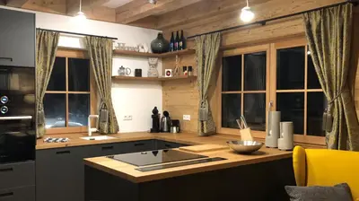 Küche/Küchenzeile in der Unterkunft Mankerl Hütte Lachtal