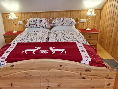 Ein Bett oder Betten in einem Zimmer der Unterkunft Haus Hepi