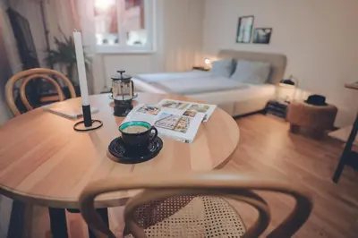 Ein Bett oder Betten in einem Zimmer der Unterkunft The Gallery