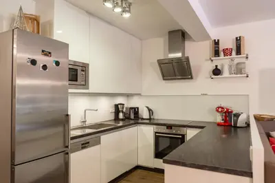 Küche/Küchenzeile in der Unterkunft Appartement Traumblick by Schladming-Appartements